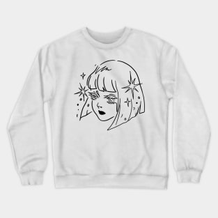 electrical y2k girl Crewneck Sweatshirt